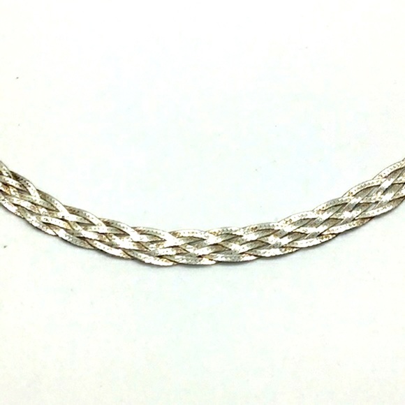 Sterling Silver mesh tested bracelet EUC - Picture 4 of 4